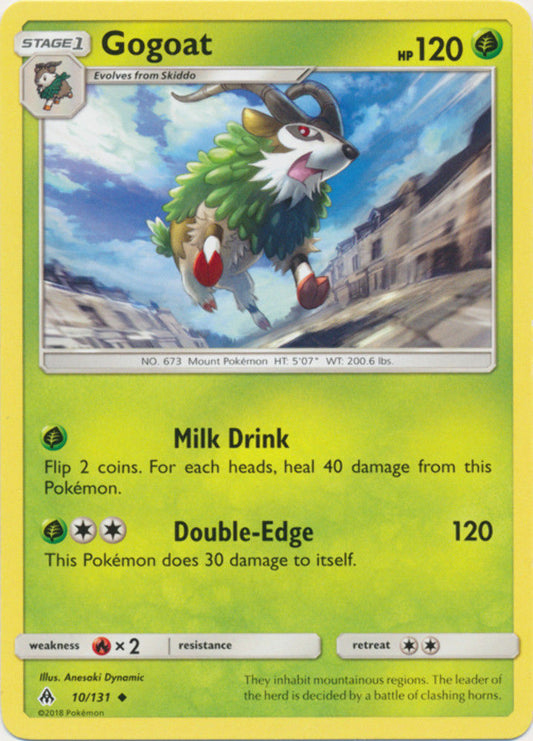 Gogoat - 10/131 - Uncommon - Pokemon Forbidden Light