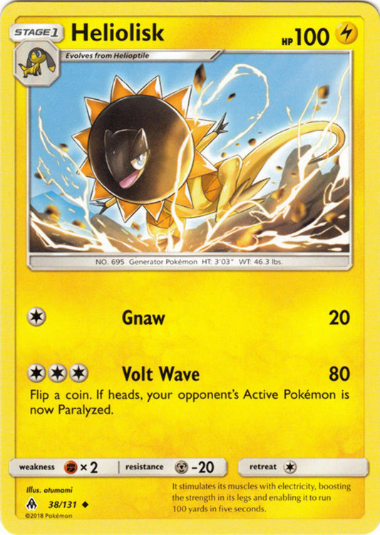 Heliolisk - 38/131 - Uncommon - Pokemon Forbidden Light