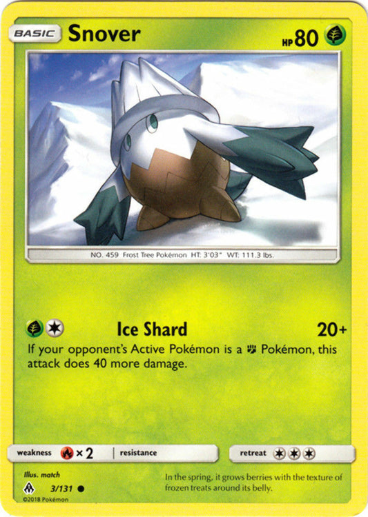 Snover - 3/131 - Common - Pokemon Forbidden Light