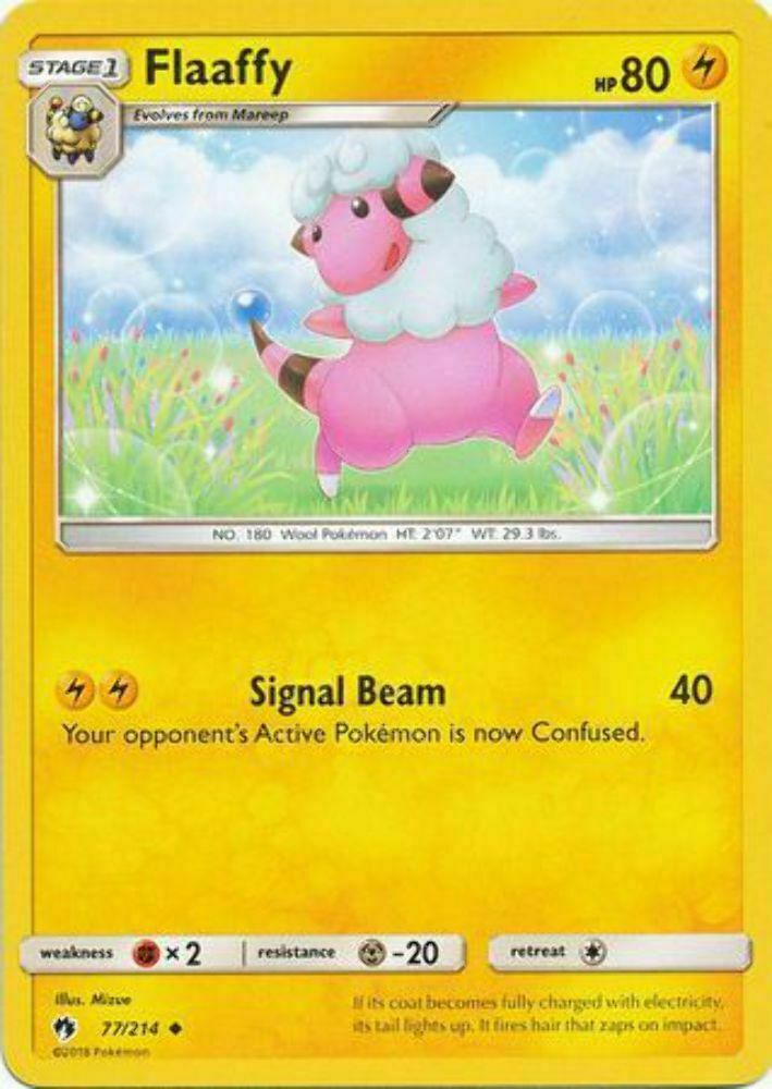 Flaaffy - 77/214 - Uncommon - Pokemon Lost Thunder