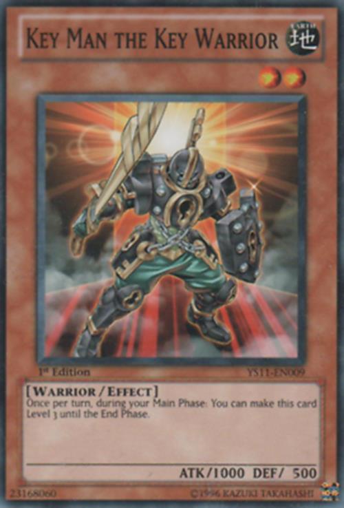 Key Man the Key Warrior - YS11-EN009 - Common - 1st Edition - YuGiOh