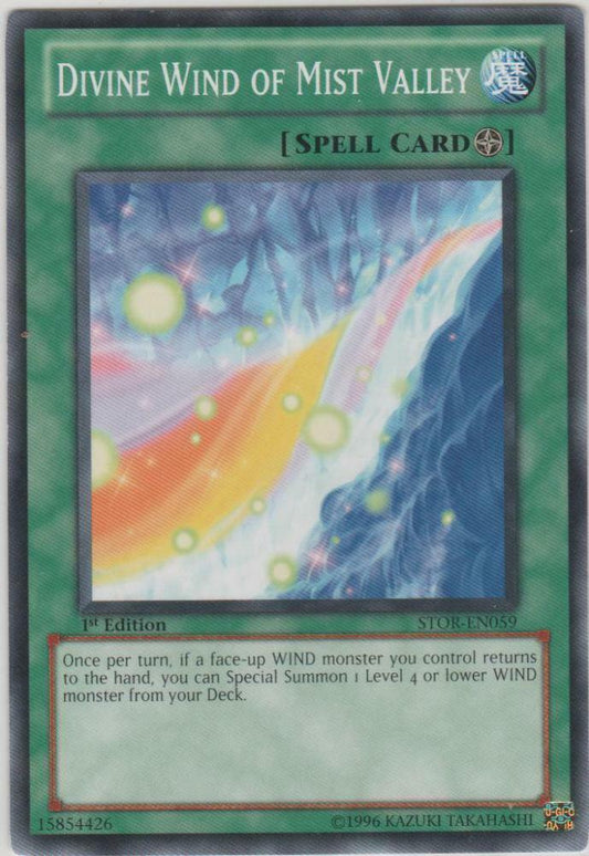 Divine Wind of Mist Valley - STOR-EN059 - Common - Unlimited Edition - YuGiOh