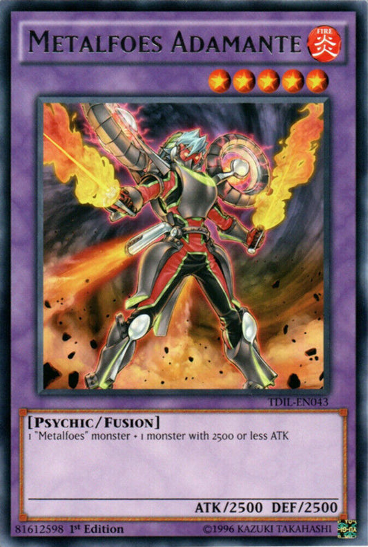 Metalfoes Adamante - TDIL-EN043 - Rare - 1st Edition - YuGiOh