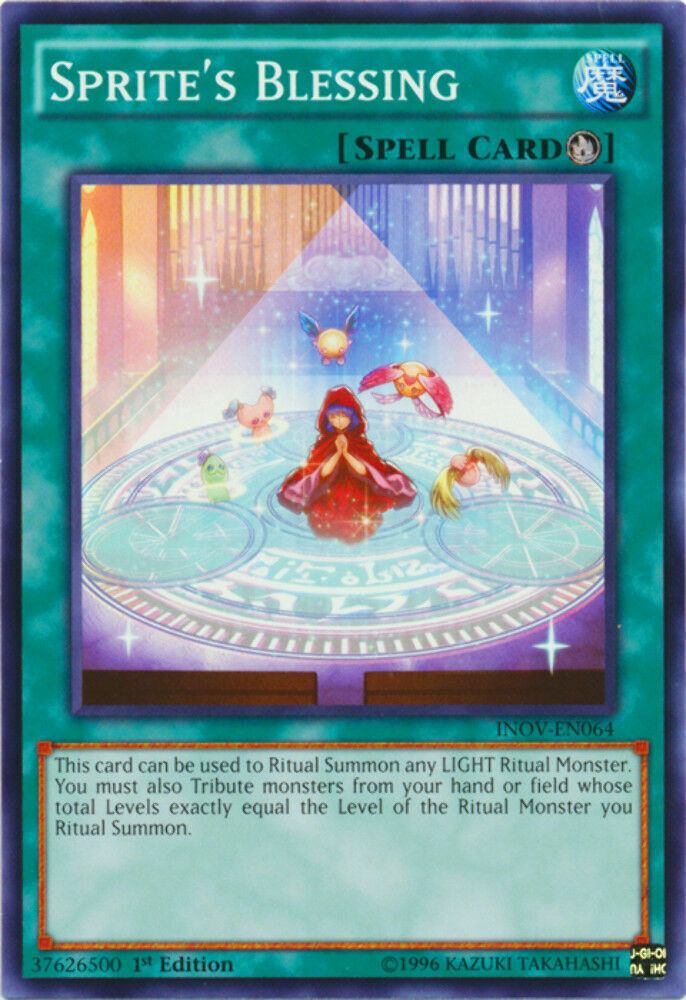 Sprite's Blessing - INOV-EN064 - Common - 1st Edition - YuGiOh