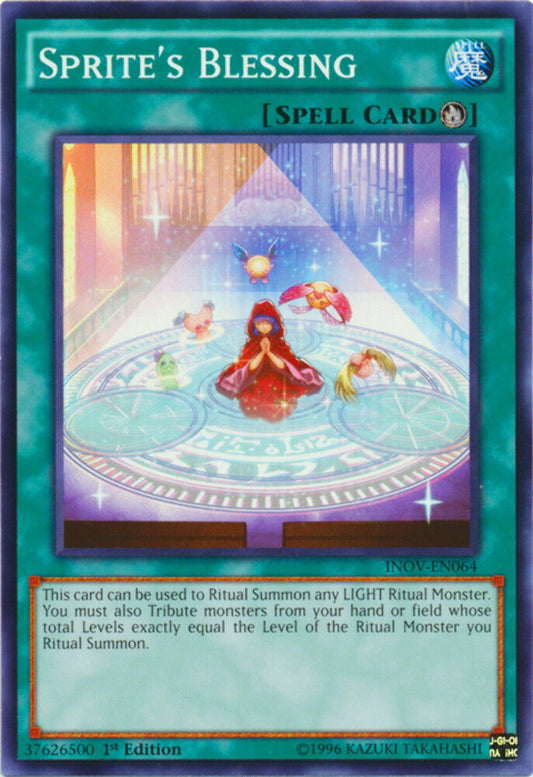 Sprite's Blessing - INOV-EN064 - Common - 1st Edition - YuGiOh