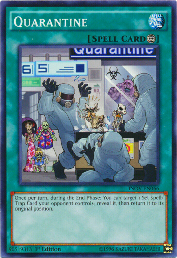 Quarantine - INOV-EN066 - Short Print - 1st Edition - YuGiOh