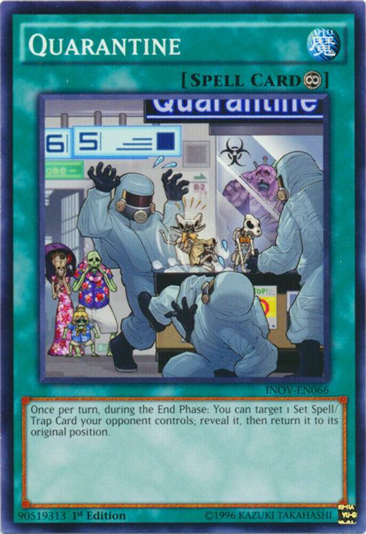 Quarantine - INOV-EN066 - Short Print - 1st Edition - YuGiOh