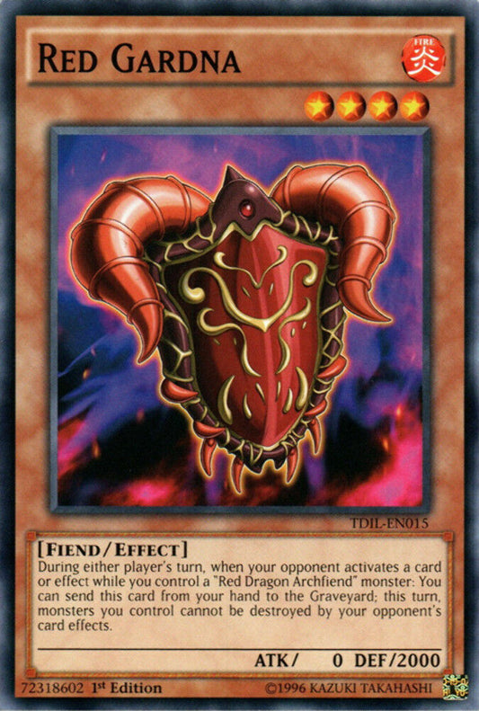 Red Gardna - TDIL-EN015 - Common - 1st Edition - YuGiOh