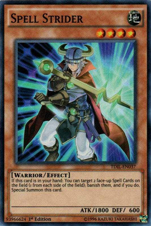 Spell Strider - TDIL-EN037 - Super Rare - 1st Edition - YuGiOh
