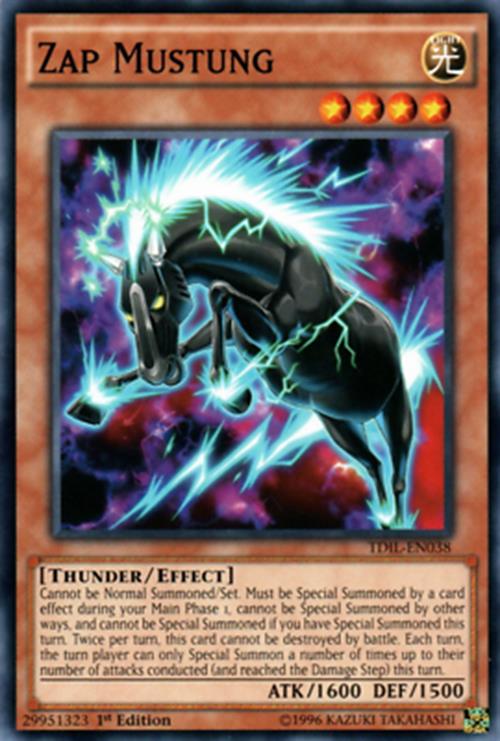 Zap Mustung - TDIL-EN038 - Common - 1st Edition - YuGiOh