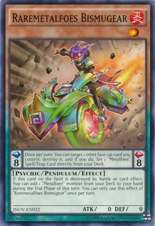 Raremetalfoes Bismugear - INOV-EN022 - Common - Unlimited Edition - YuGiOh