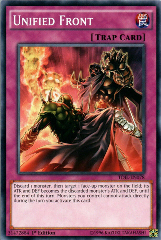 Unified Front - TDIL-EN078 - Common - 1st Edition - YuGiOh