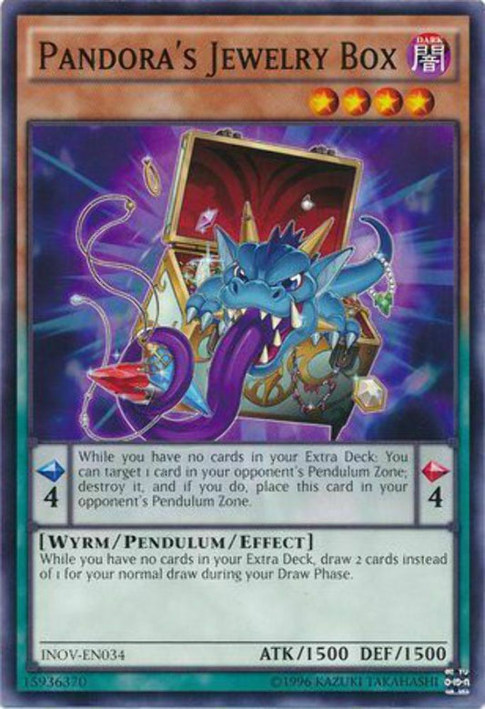Pandora's Jewelry Box - INOV-EN034 - Common - Unlimited Edition- YuGiOh