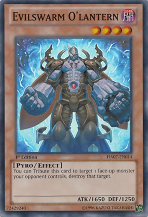 Evilswarm O'lantern - HA07-EN014 - Super Rare - 1st Edition - YuGiOh