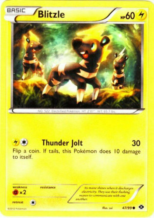 Blitzle - 47/99 - Common - Pokemon Next Destinies