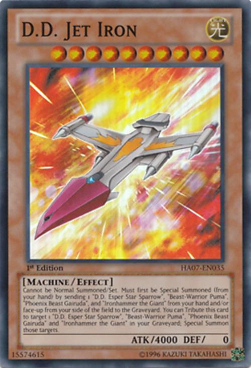 D.D. Jet Iron - HA07-EN035 - Super Rare - 1st Edition - YuGiOh