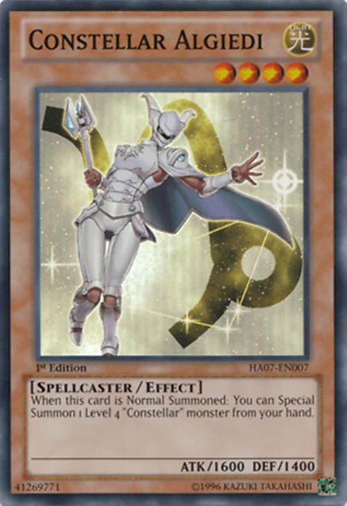 Constellar Algiedi - HA07-EN007 - Super Rare - Unlimited Edition - YuGiOh
