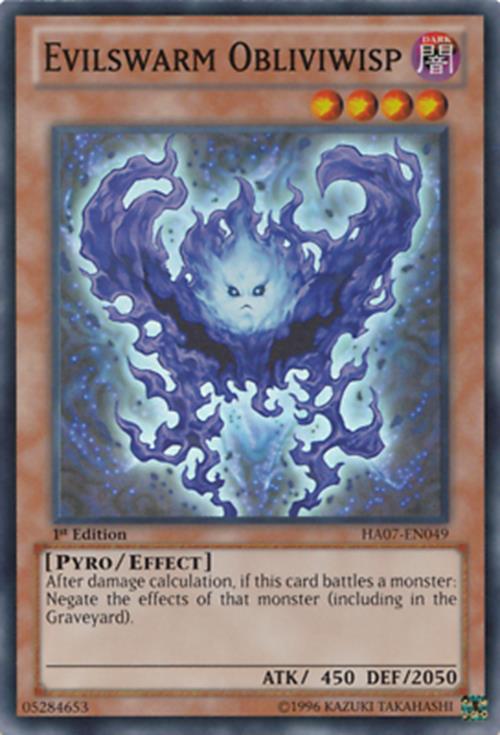 Evilswarm Obliviwisp - HA07-EN049 - Super Rare - Unlimited Edition - YuGiOh