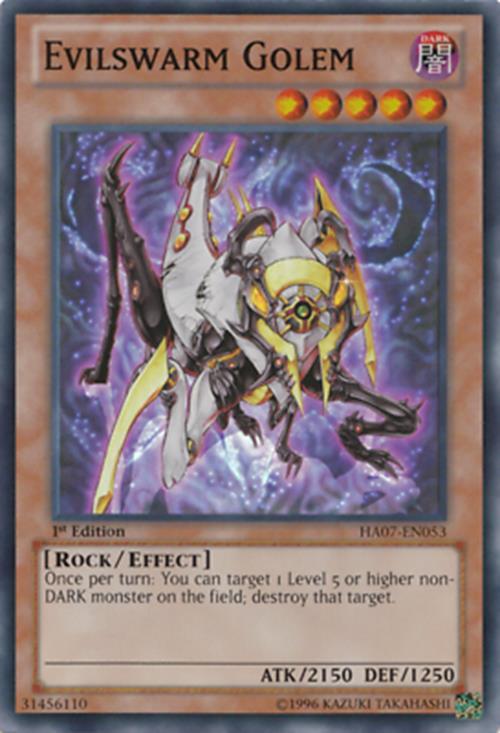 Evilswarm Golem - HA07-EN053 - Super Rare - Unlimited Edition - YuGiOh