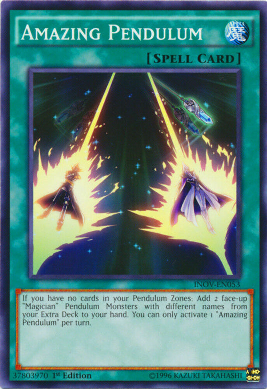 Amazing Pendulum - INOV-EN053 - Common - 1st Edition - YuGiOh