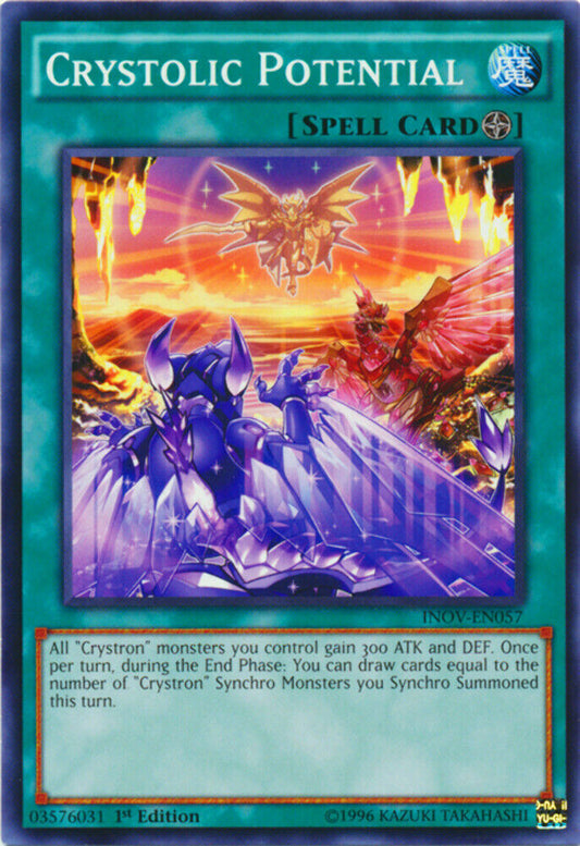 Crystolic Potential - INOV-EN057 - Common - 1st Edition - YuGiOh