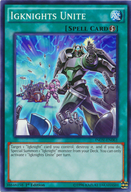 Igknights Unite - INOV-EN061 - Common - 1st Edition - YuGiOh