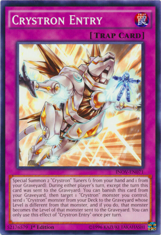 Crystron Entry - INOV-EN071 - Common - 1st Edition - YuGiOh