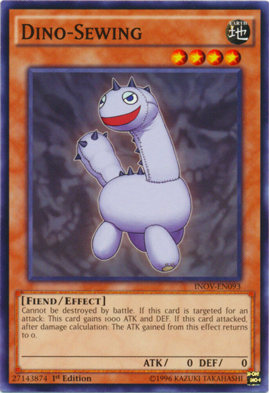 Dino-Sewing - INOV-EN093 - Common - 1st Edition - YuGiOh