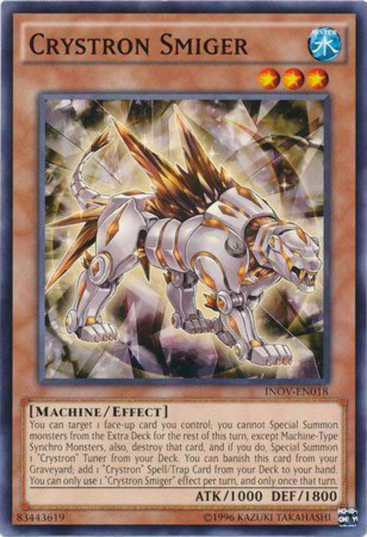 Crystron Smiger - INOV-EN018 - Common - Unlimited Edition - YuGiOh