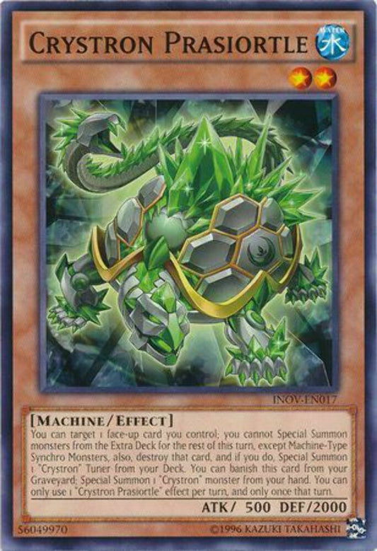 Crystron Prasiortle - INOV-EN017 - Common - Unlimited Edition - YuGiOh