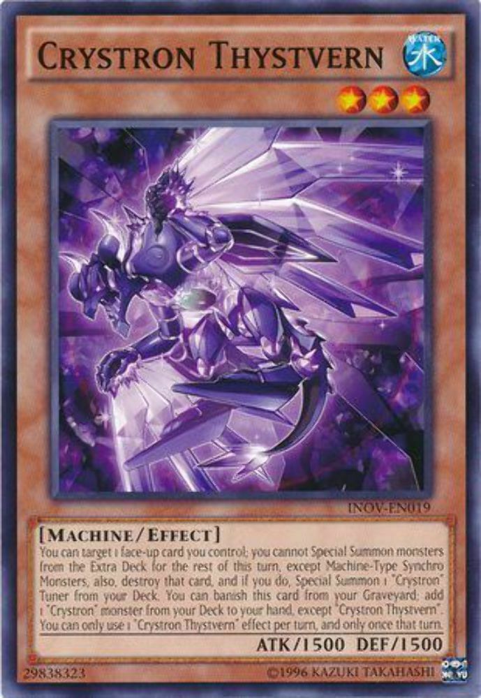 Crystron Thystvern - INOV-EN019 - Common - Unlimited Edition - YuGiOh