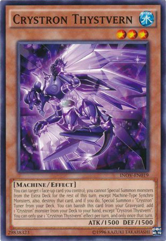 Crystron Thystvern - INOV-EN019 - Common - Unlimited Edition - YuGiOh
