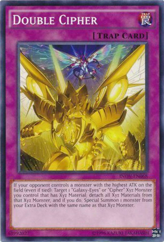 Double Cipher - INOV-EN068 - Common - Unlimited Edition - YuGiOh