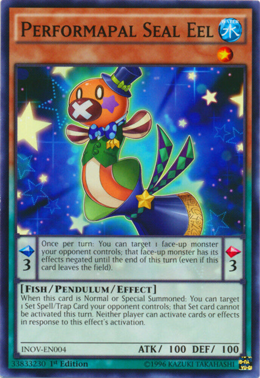 Performapal Seal Eel - INOV-EN004 - Common - 1st Edition - YuGiOh