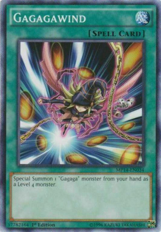 Gagagawind - MP14-EN034 - Common - 1st Edition - YuGiOh