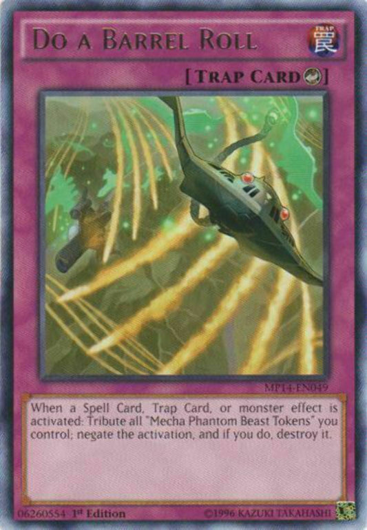 Do a Barrel Roll - MP14-EN049 - Rare - 1st Edition - YuGiOh