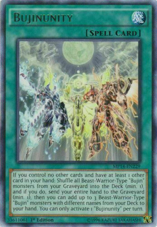 Bujinunity - MP14-EN229 - Rare - 1st Edition - YuGiOh