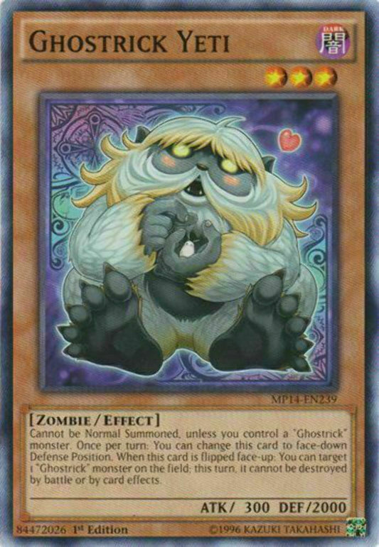 Ghostrick Yeti - MP14-EN239 - Common - 1st Edition - YuGiOh