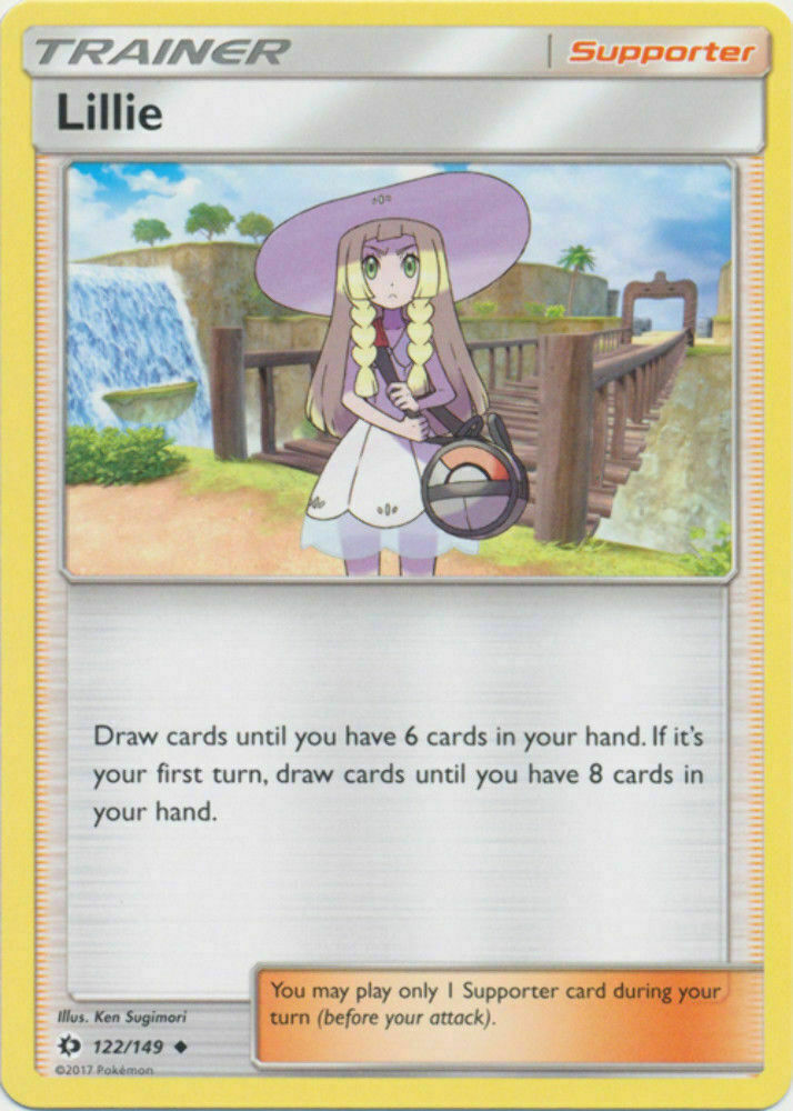 Lillie - 122/149 - Uncommon - Pokemon Sun and Moon Base set