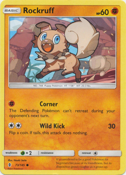 Rockruff - 73/145 - Common - Pokemon Guardians Rising