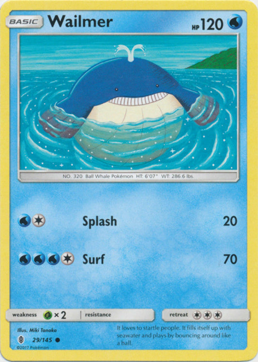 Wailmer - 29/145 - Common - Pokemon Guardians Rising