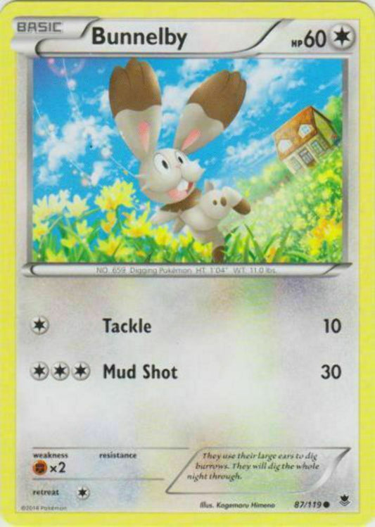 Bunnelby - 87/119 - Common - Pokemon Phantom Forces