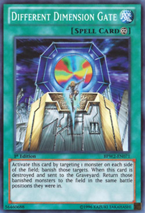 Different Dimension Gate - BPW2-EN071 - Super Rare - 1st Edition - YuGiOh