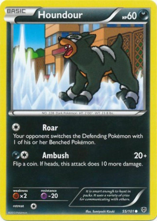 Houndour - 55/101 - Common - Pokemon Plasma Blast