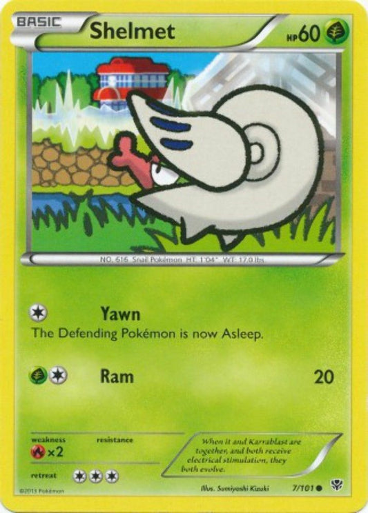 Shelmet - 7/101 - Common - Pokemon Plasma Blast