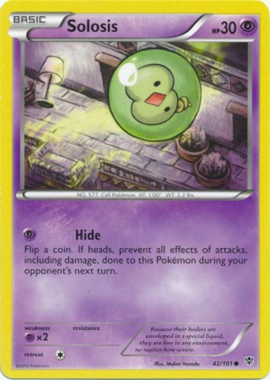Solosis - 42/101 - Common - Pokemon Plasma Blast