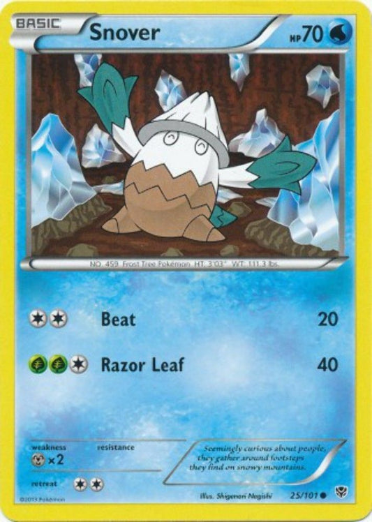 Snover - 25/101 - Common - Pokemon Plasma Blast
