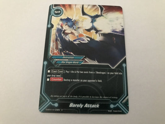 Barely Attack Common D-BT01/0120EN C Buddyfight