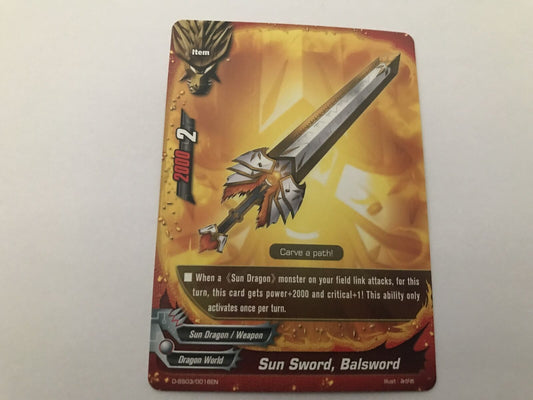 Sun Sword, Balsword D-SS03/0016EN Buddyfight
