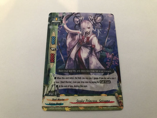 Snake Princess, Setsuna Rare Holo D-BT02/0029EN R Buddyfight